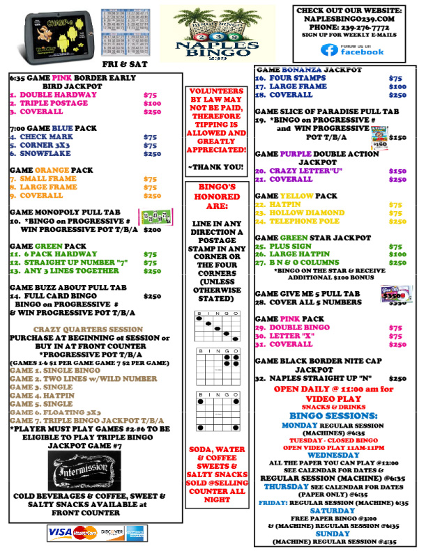 FRIDAY & SATURDAY PROGRAM 239